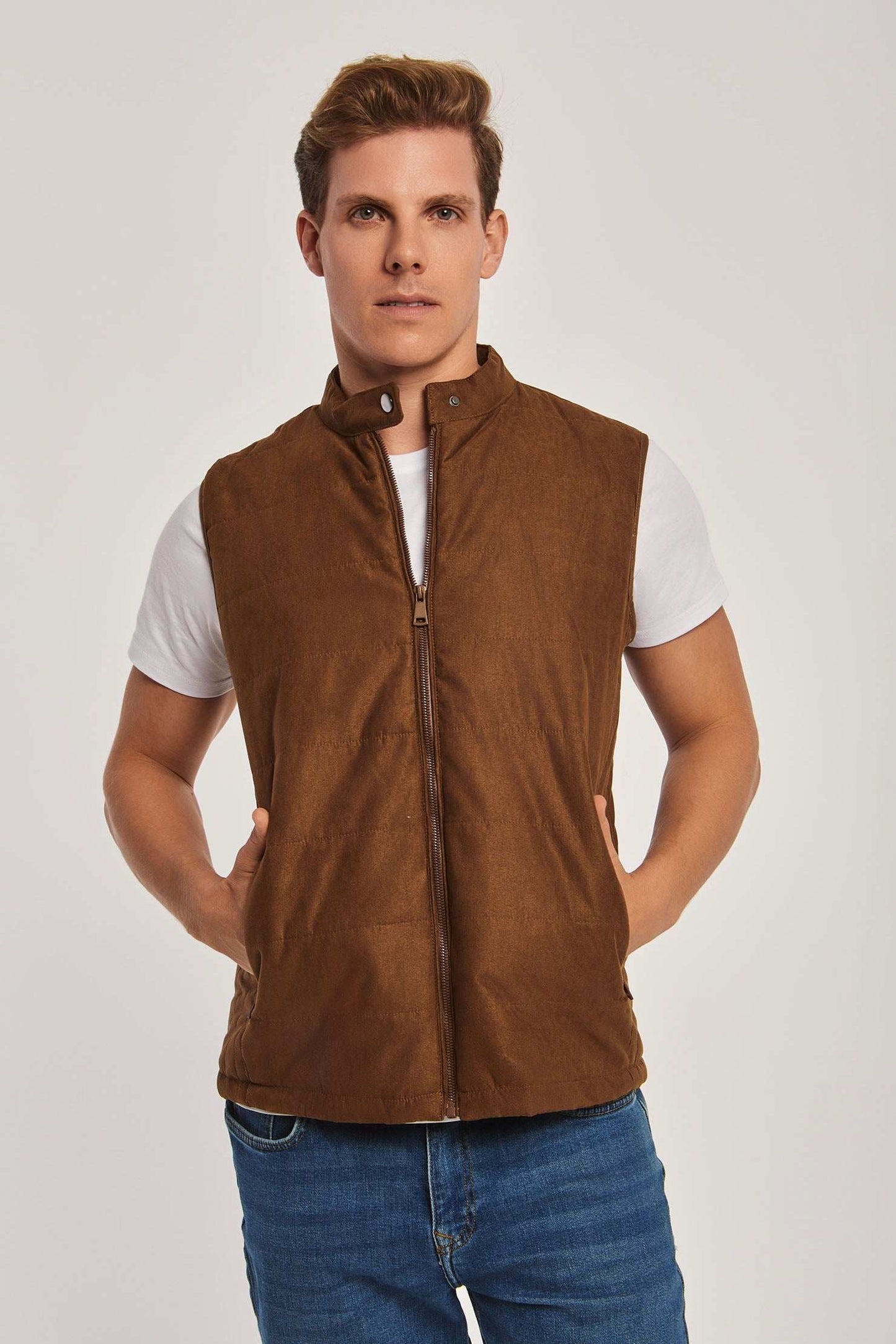 Men Regular Fit Vest - Multicolorcolor
