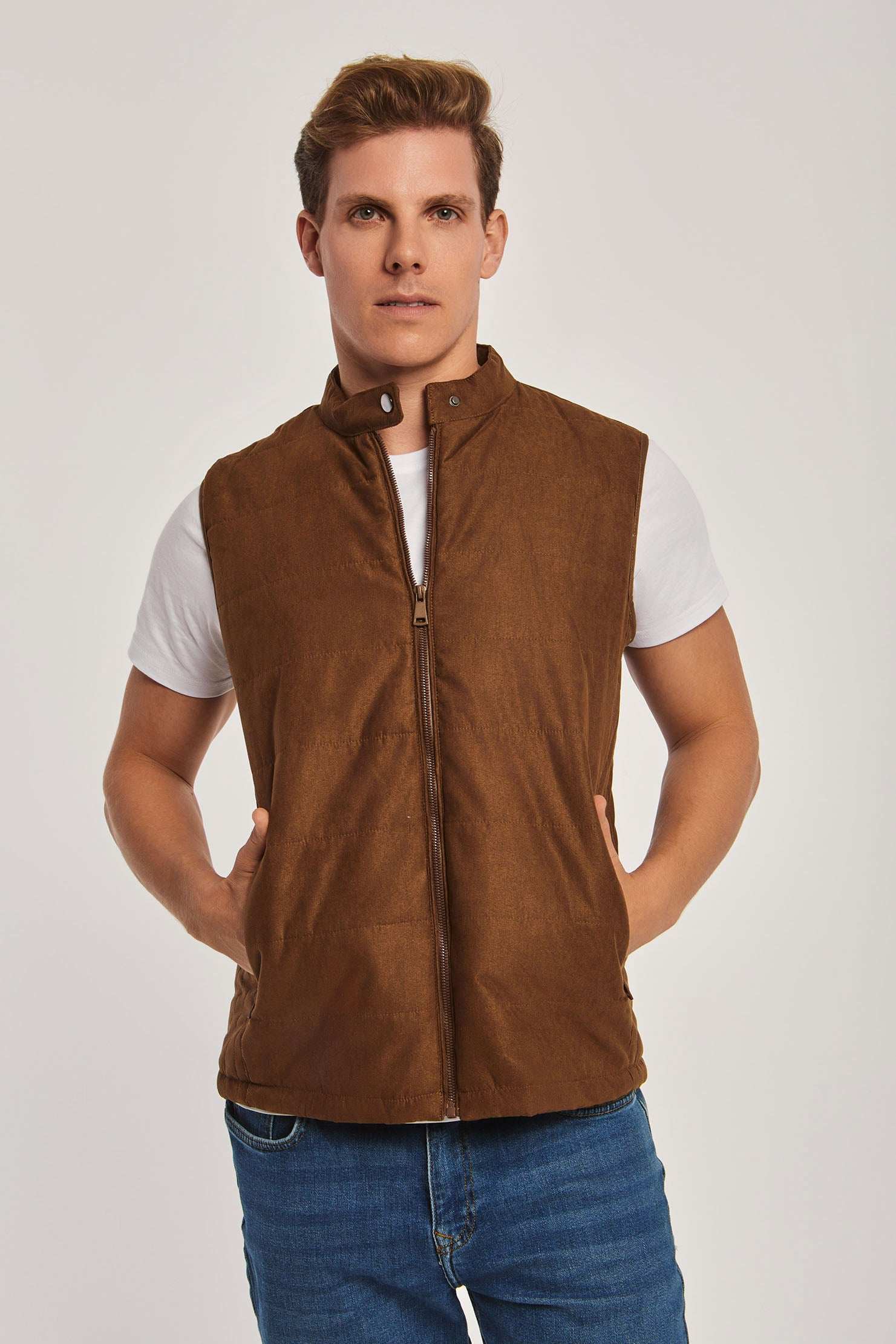 Men Regular Fit Vest - Multicolorcolor
