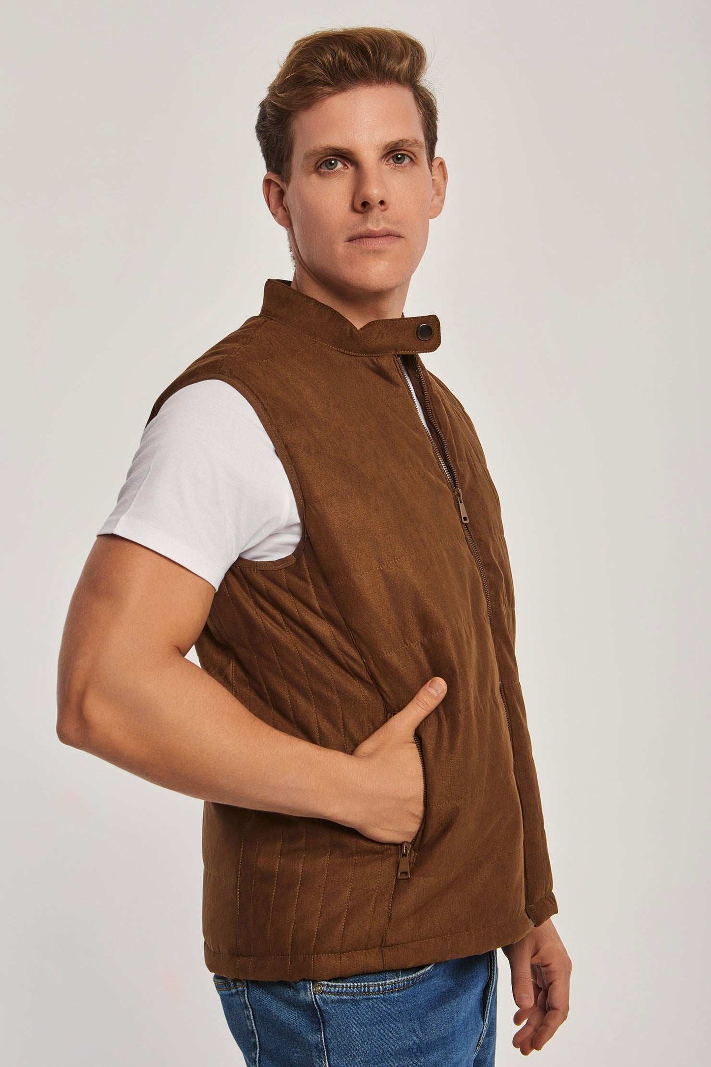 Men Regular Fit Vest - Multicolorcolor