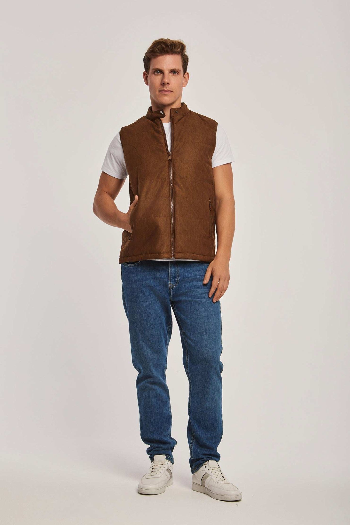 Men Regular Fit Vest - Multicolorcolor
