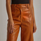 Women Regular Fit Pant - Brown