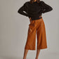 Women Regular Fit Pant - Brown