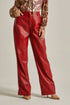 Women Slim Fit Pant - Red