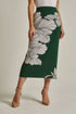 Women Regular Fit Skirt - Printed Green