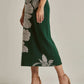 Women Regular Fit Skirt - Printed Green
