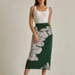 Women Regular Fit Skirt - Printed Green