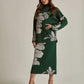 Women Regular Fit Skirt - Printed Green