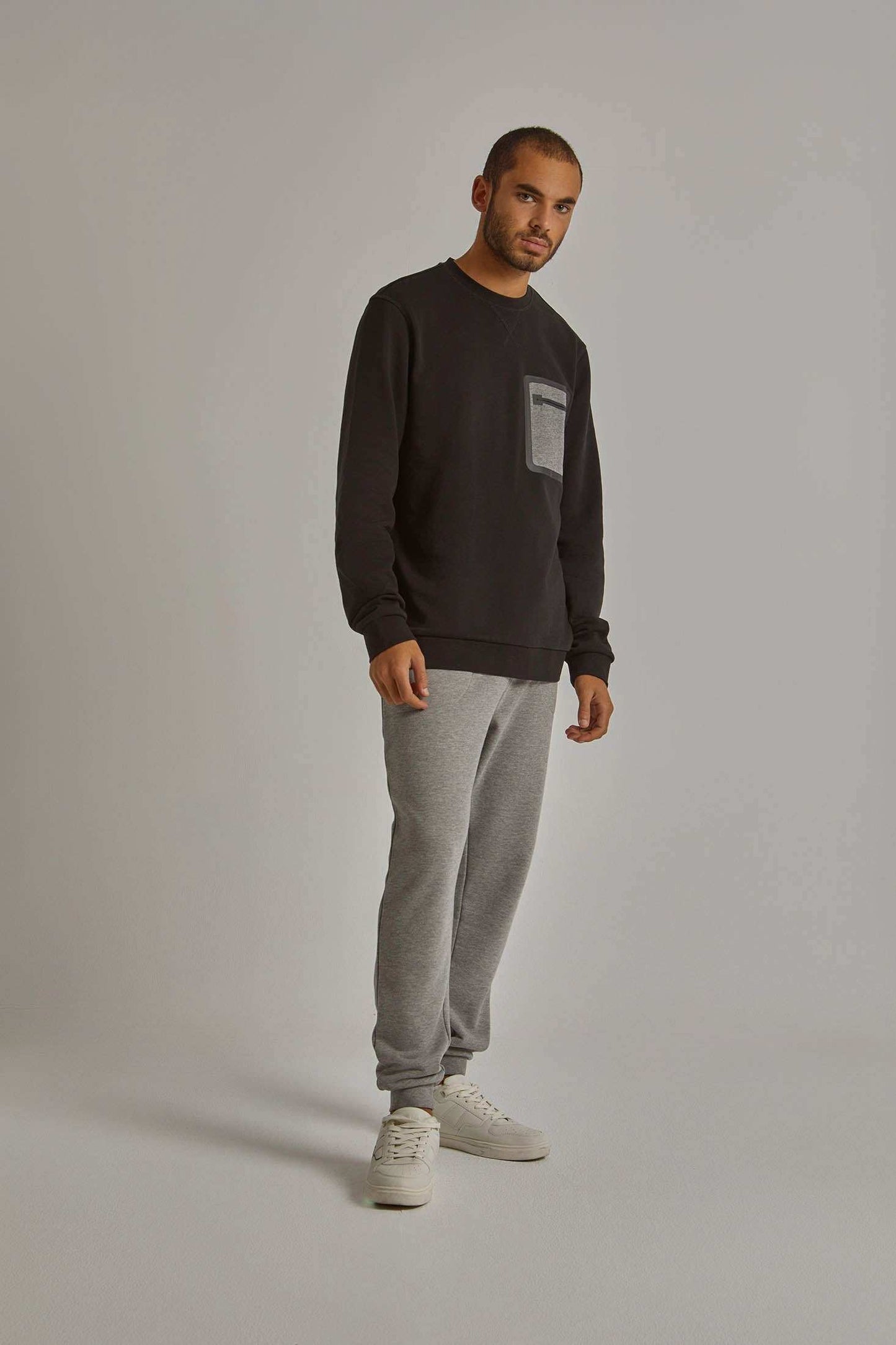 Men Regular Fit Sweat Pant - Grey