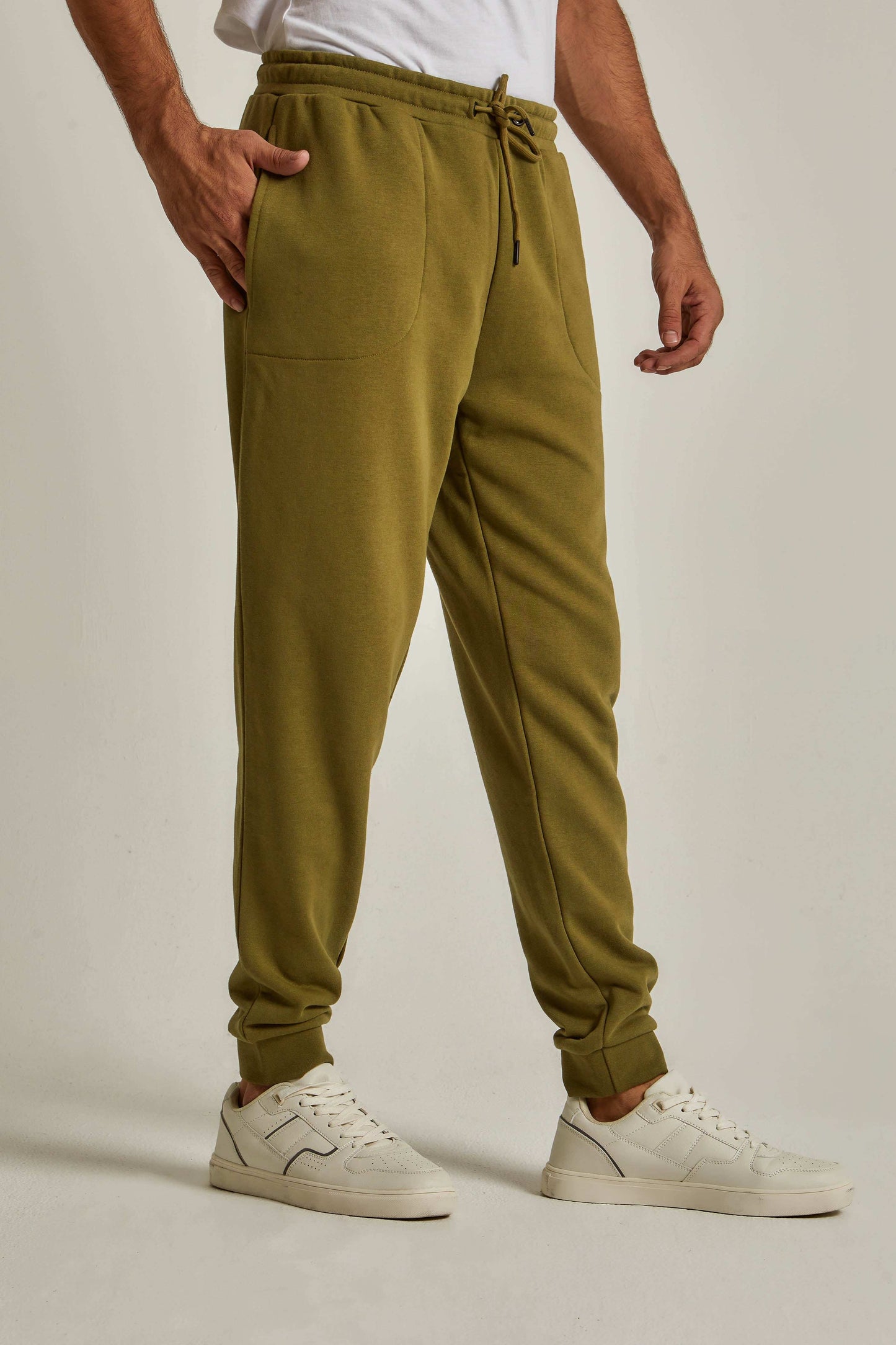 Men Regular Fit Sweat Pant - Green