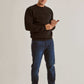 Men Regular Fit Sweat Shirt - Black