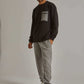 Men Regular Fit Sweat Shirt - Black