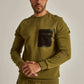 Men Regular Fit Sweat Shirt - Green