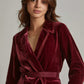 Women Regular Fit Jacket - Burgundy