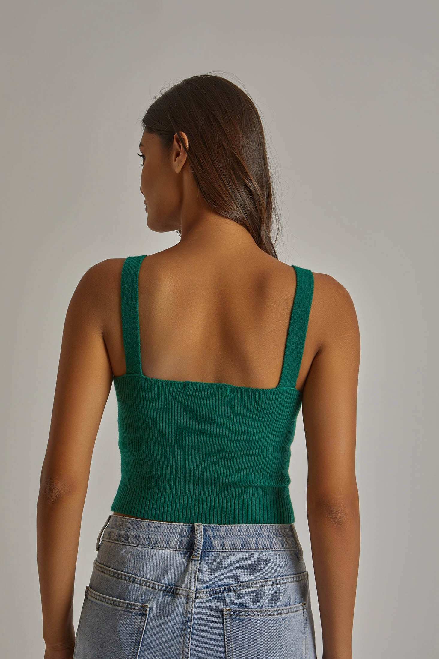 Women Regular Fit Top - Vivid Green