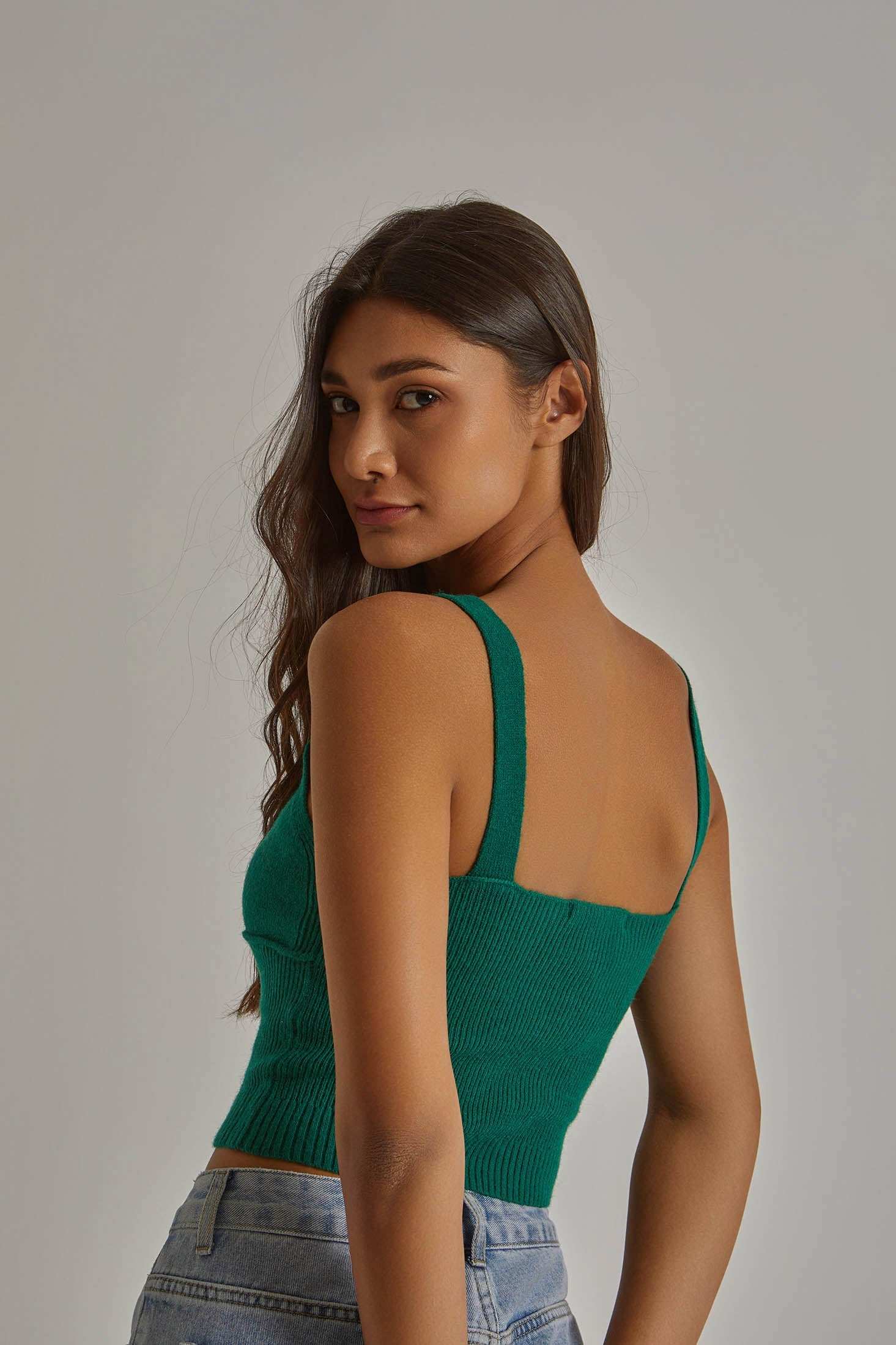 Women Regular Fit Top - Vivid Green