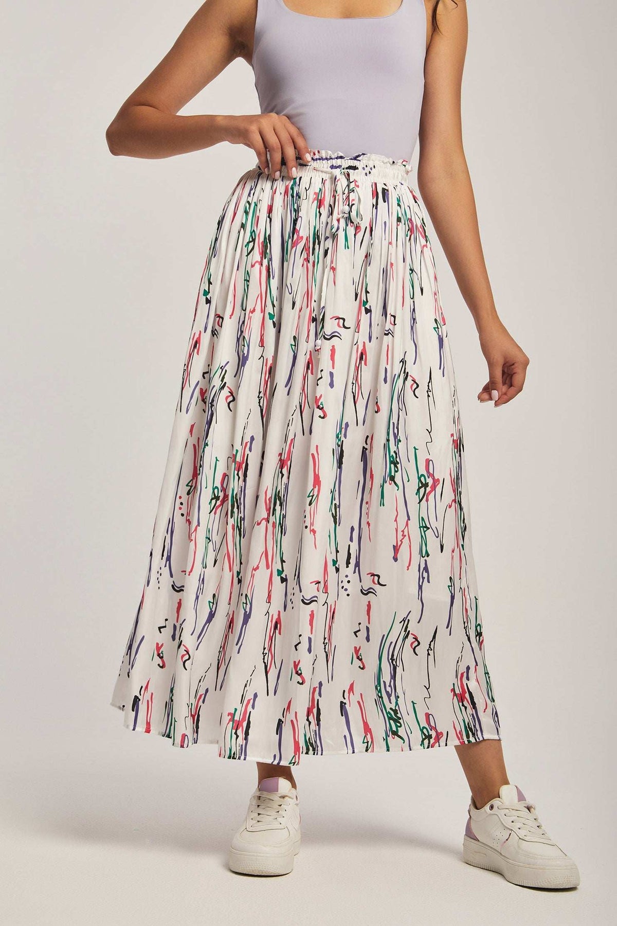 Women Regular Fit Skirt - Multicolorcolor