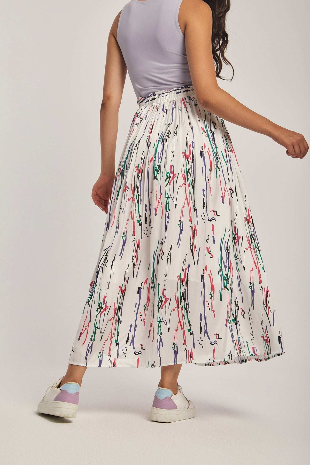 Women Regular Fit Skirt - Multicolorcolor