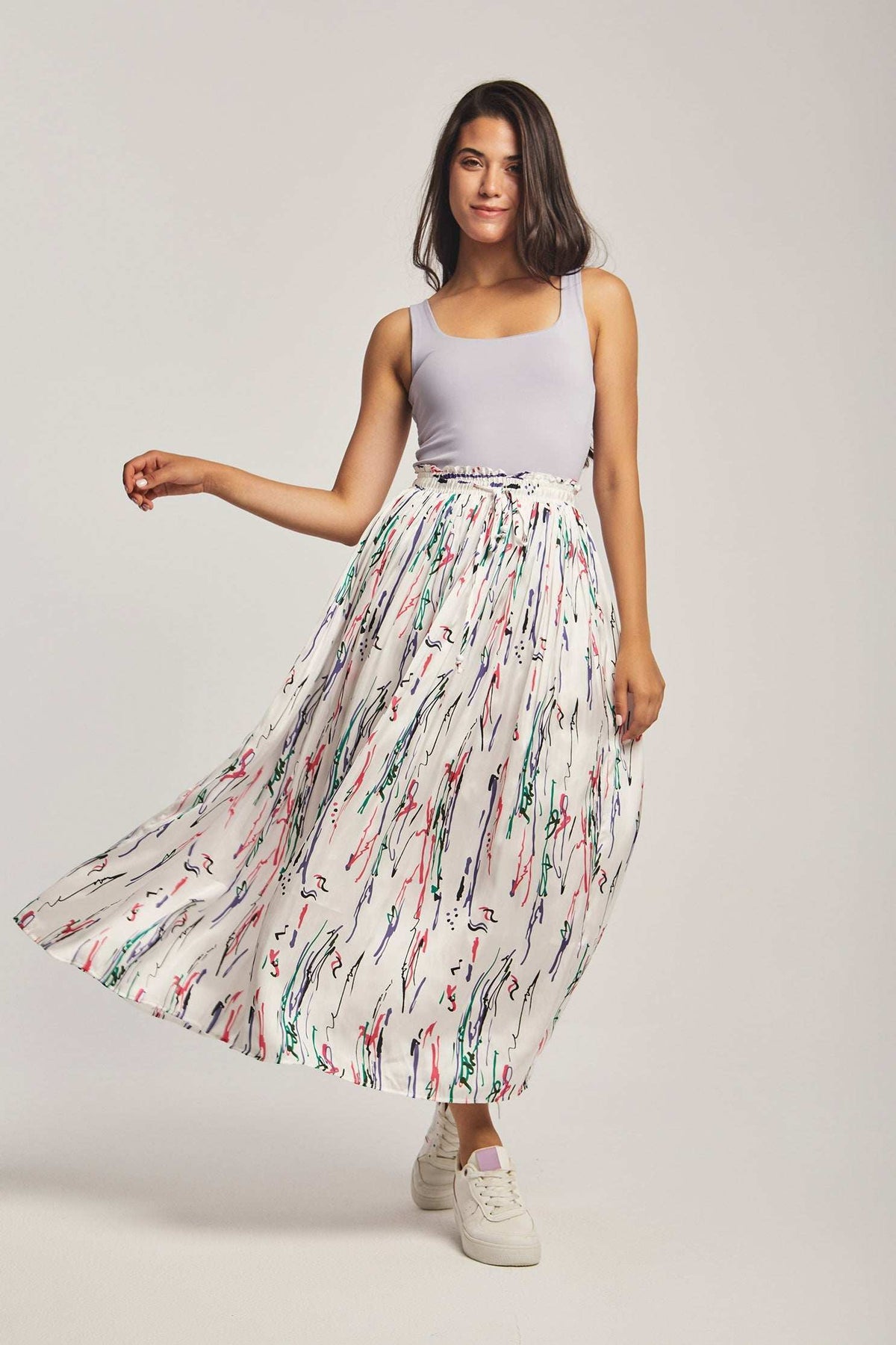 Women Regular Fit Skirt - Multicolorcolor