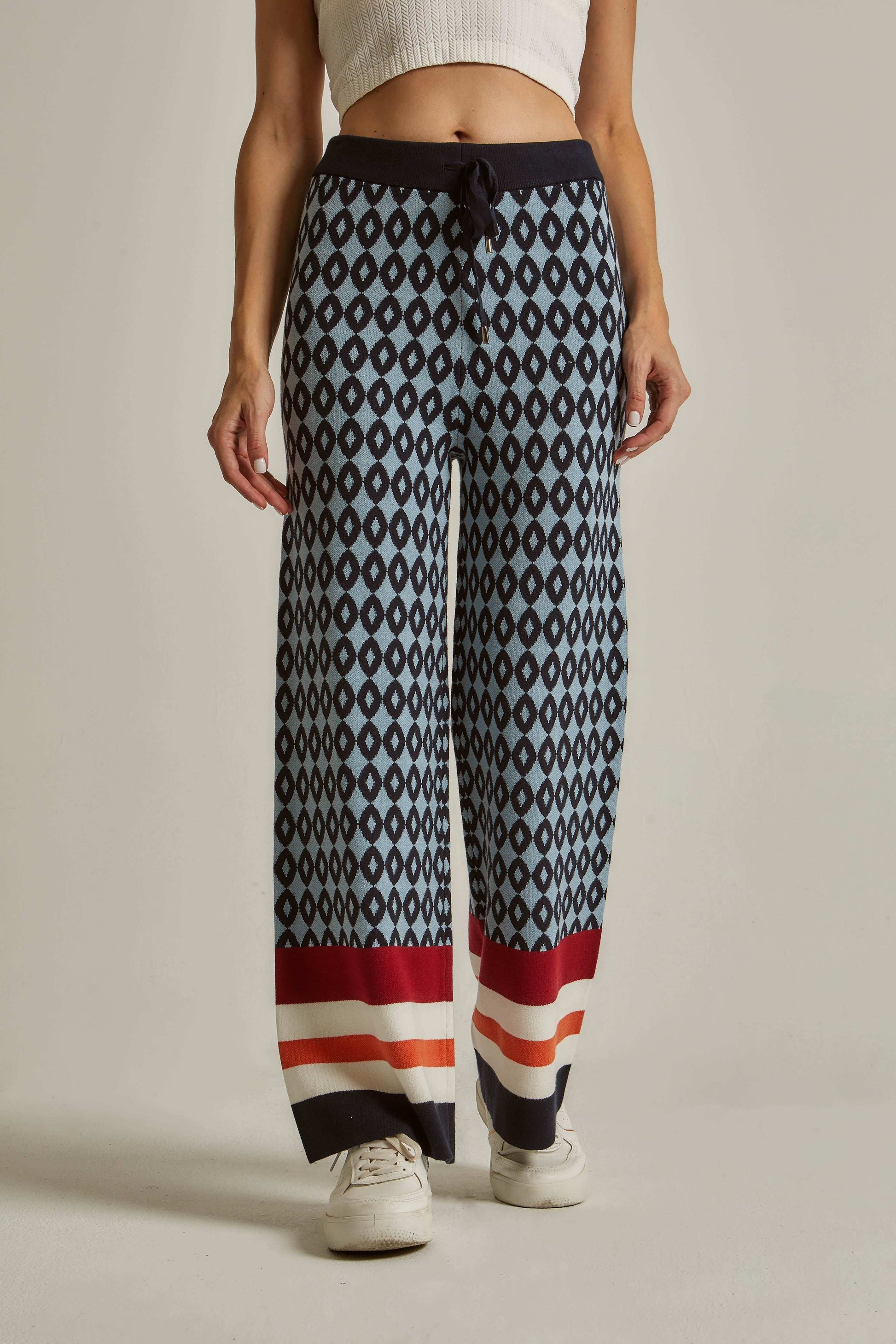 Women Regular Fit Pant - Navy