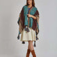 Women Regular Fit Poncho - Multicolorcolor