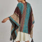 Women Regular Fit Poncho - Multicolorcolor