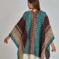 Women Regular Fit Poncho - Multicolorcolor