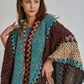 Women Regular Fit Poncho - Multicolorcolor