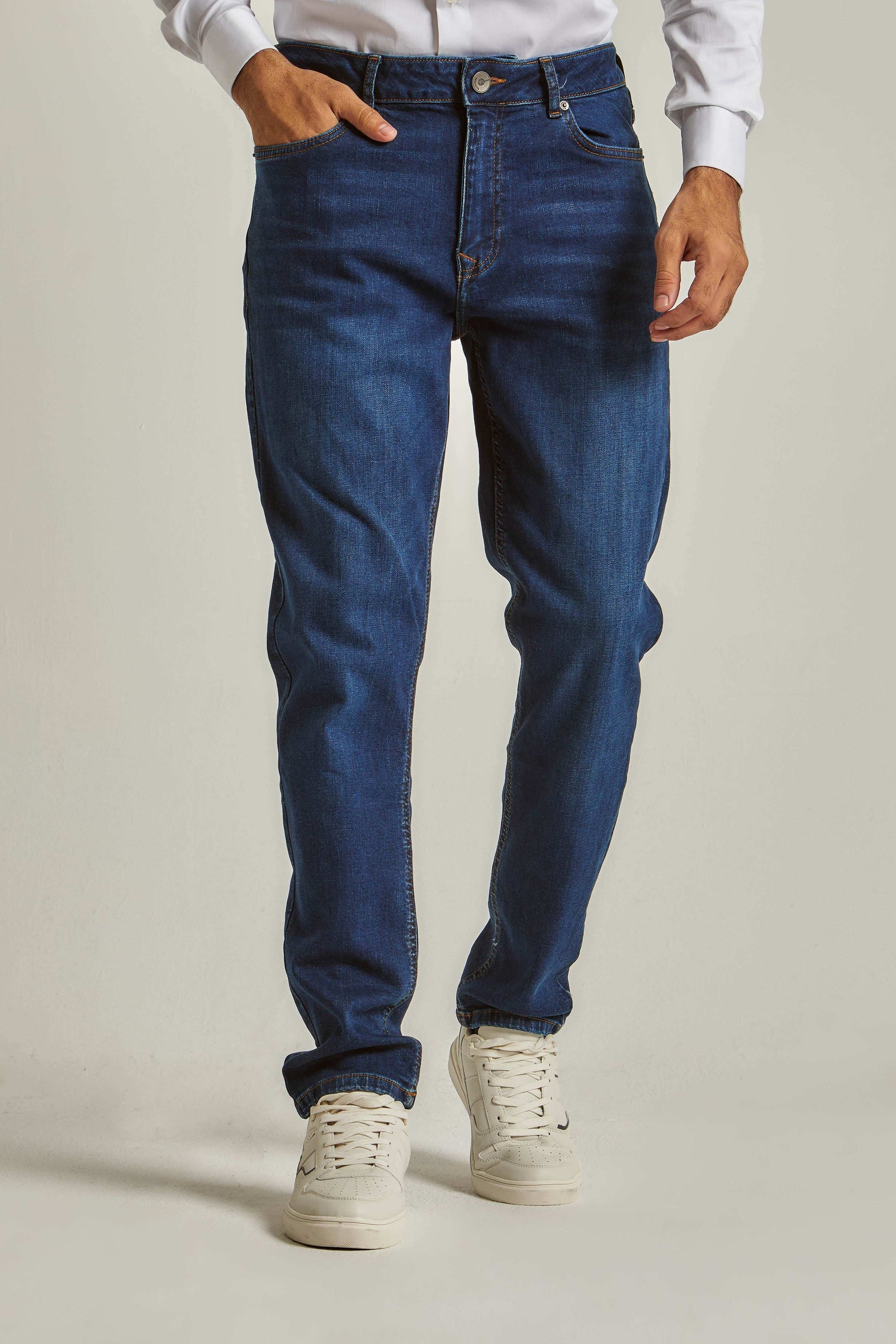 Men Slim Fit Denim - Blue