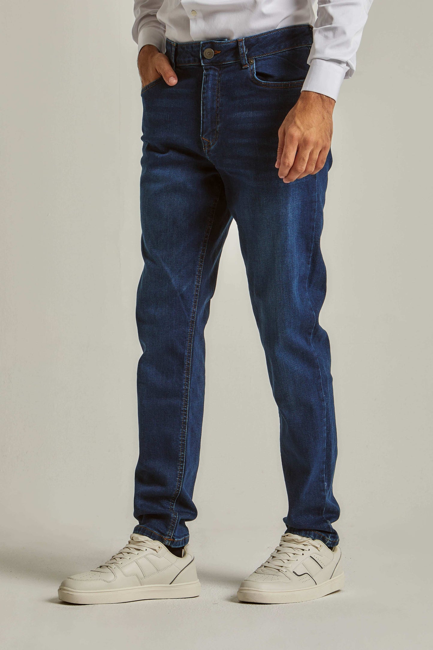 Men Slim Fit Denim - Blue