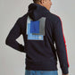 Men Regular Fit Sweat Jacket - Navy