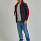 Men Regular Fit Sweat Jacket - Navy