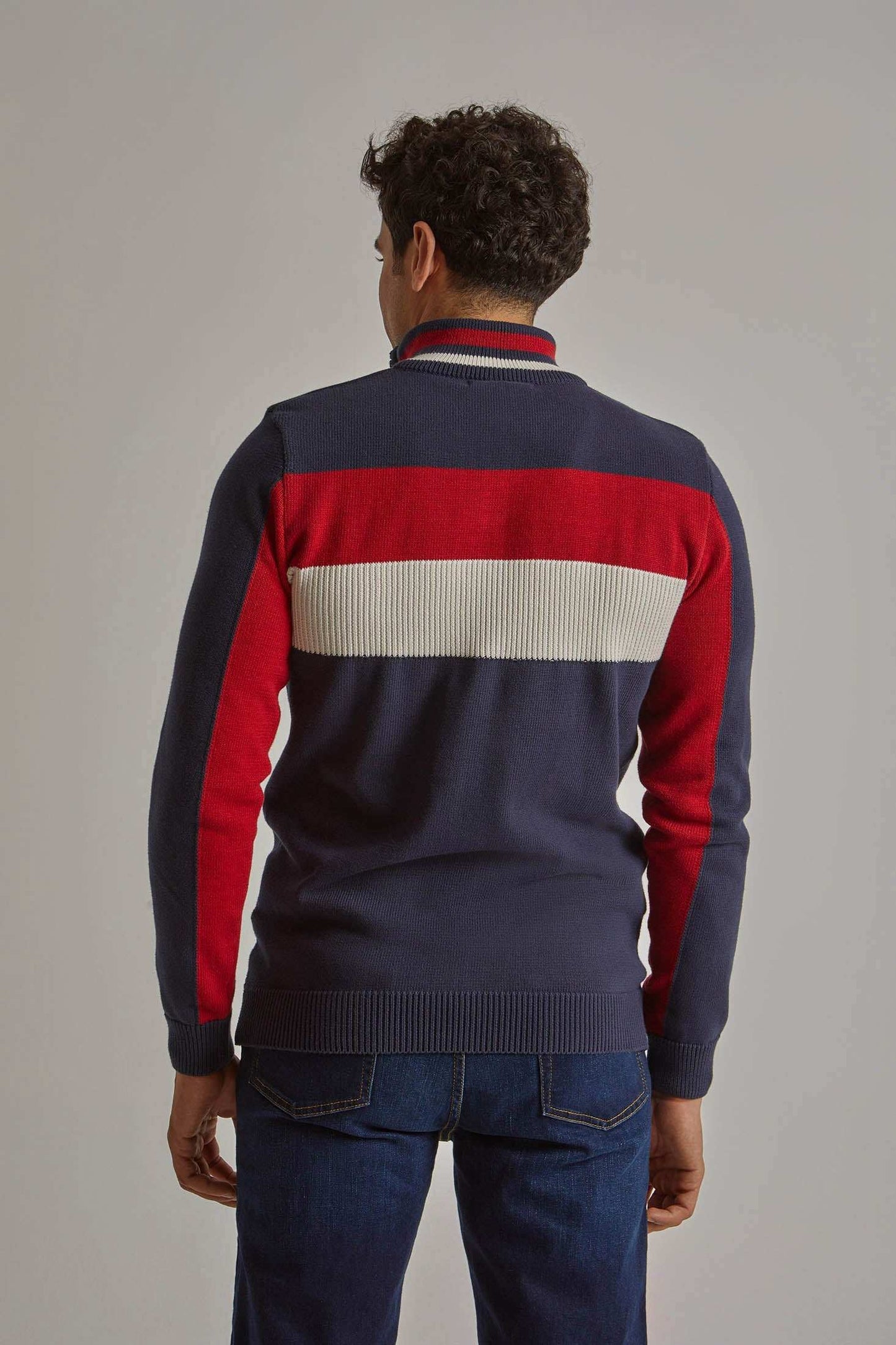 Men Regular Fit Pullover - Navy