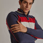 Men Regular Fit Pullover - Navy