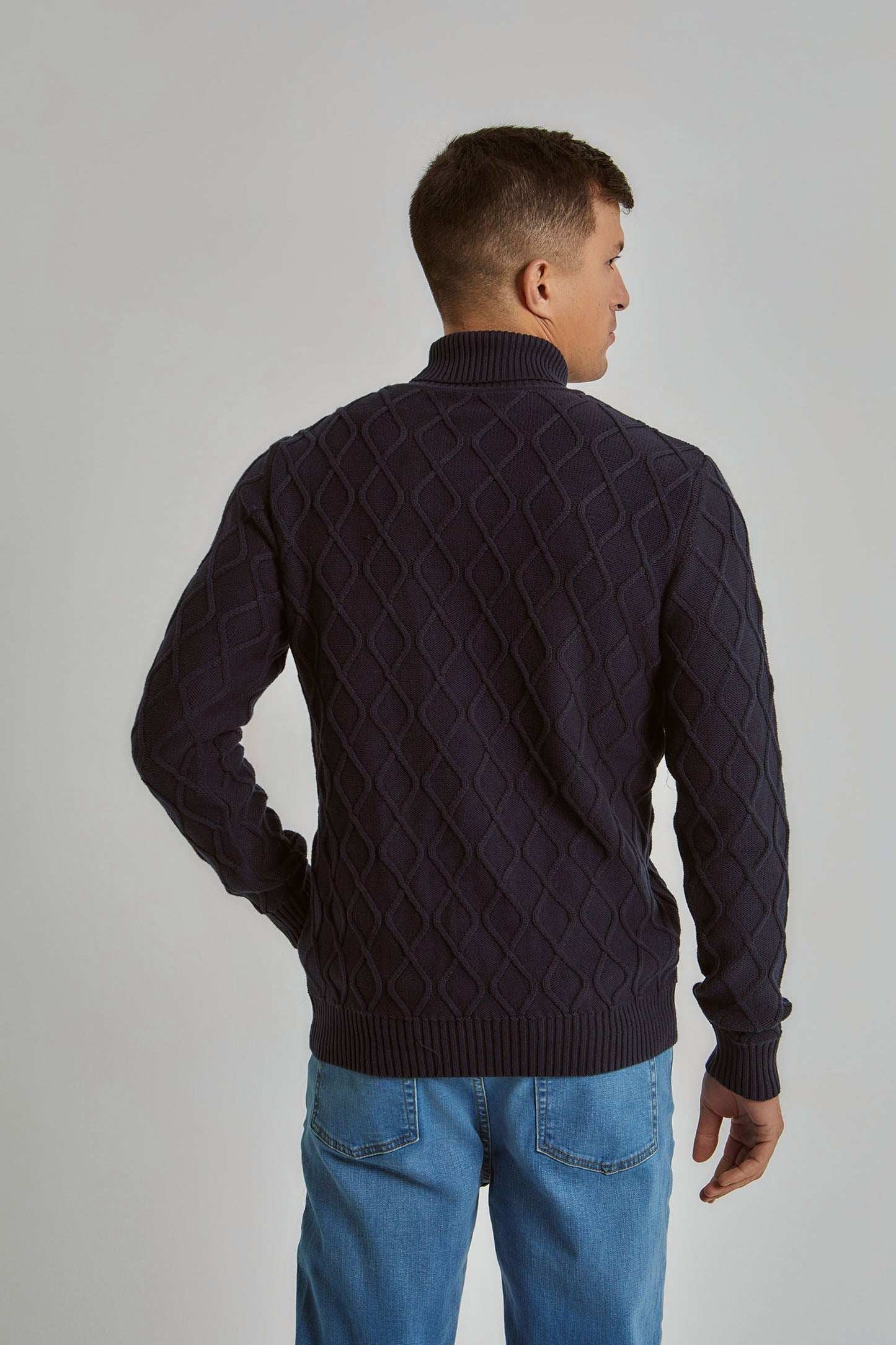 Men Regular Fit Pullover -  Blue