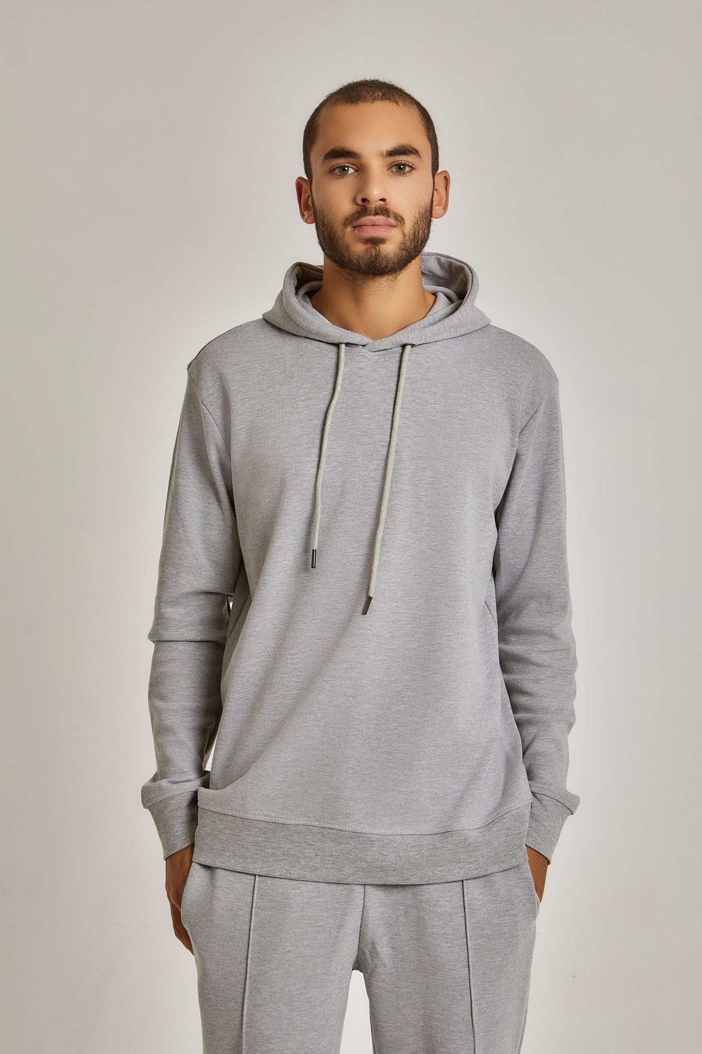 Men Regular Fit Sweat Shirt - Grey