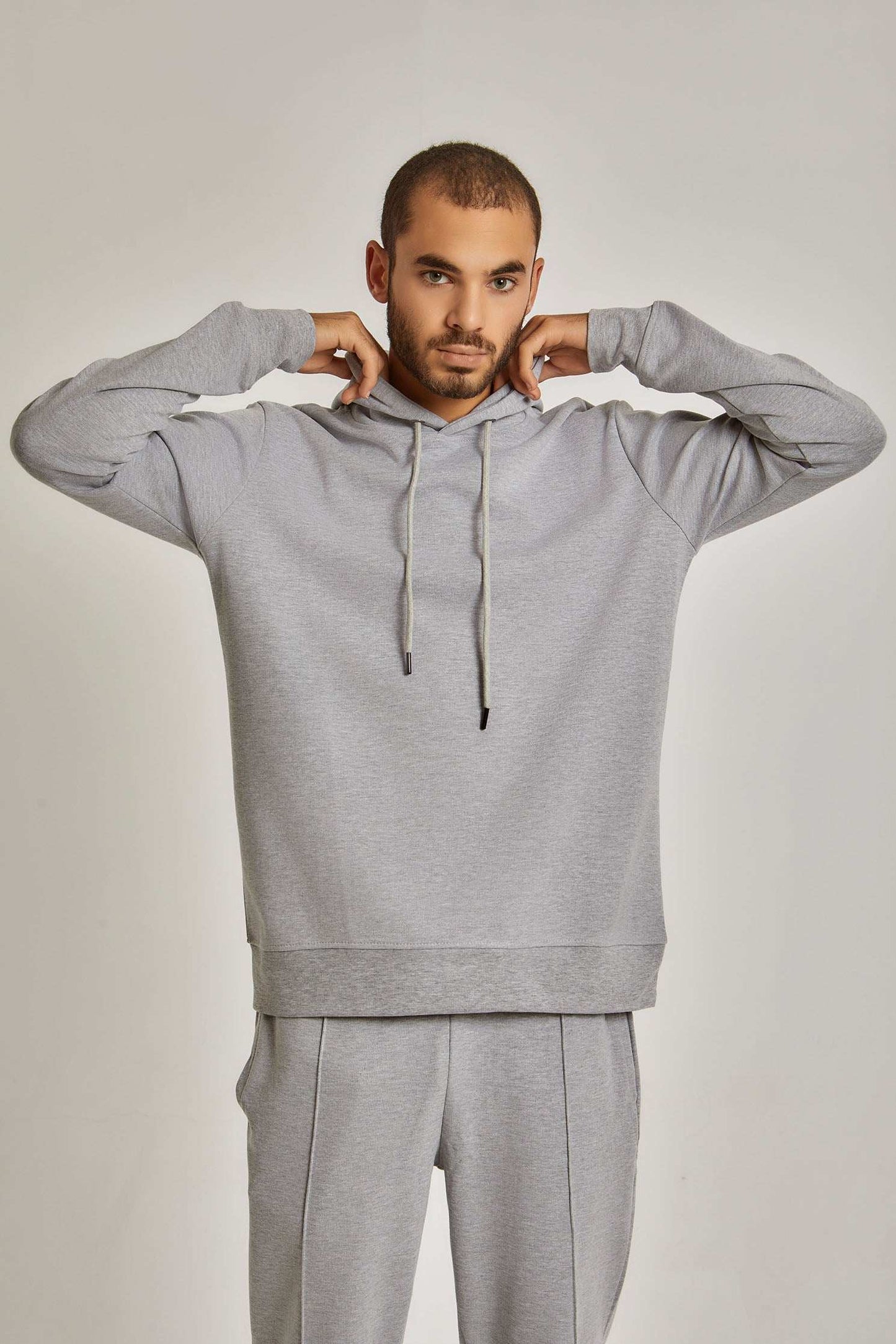 Men Regular Fit Sweat Shirt - Grey