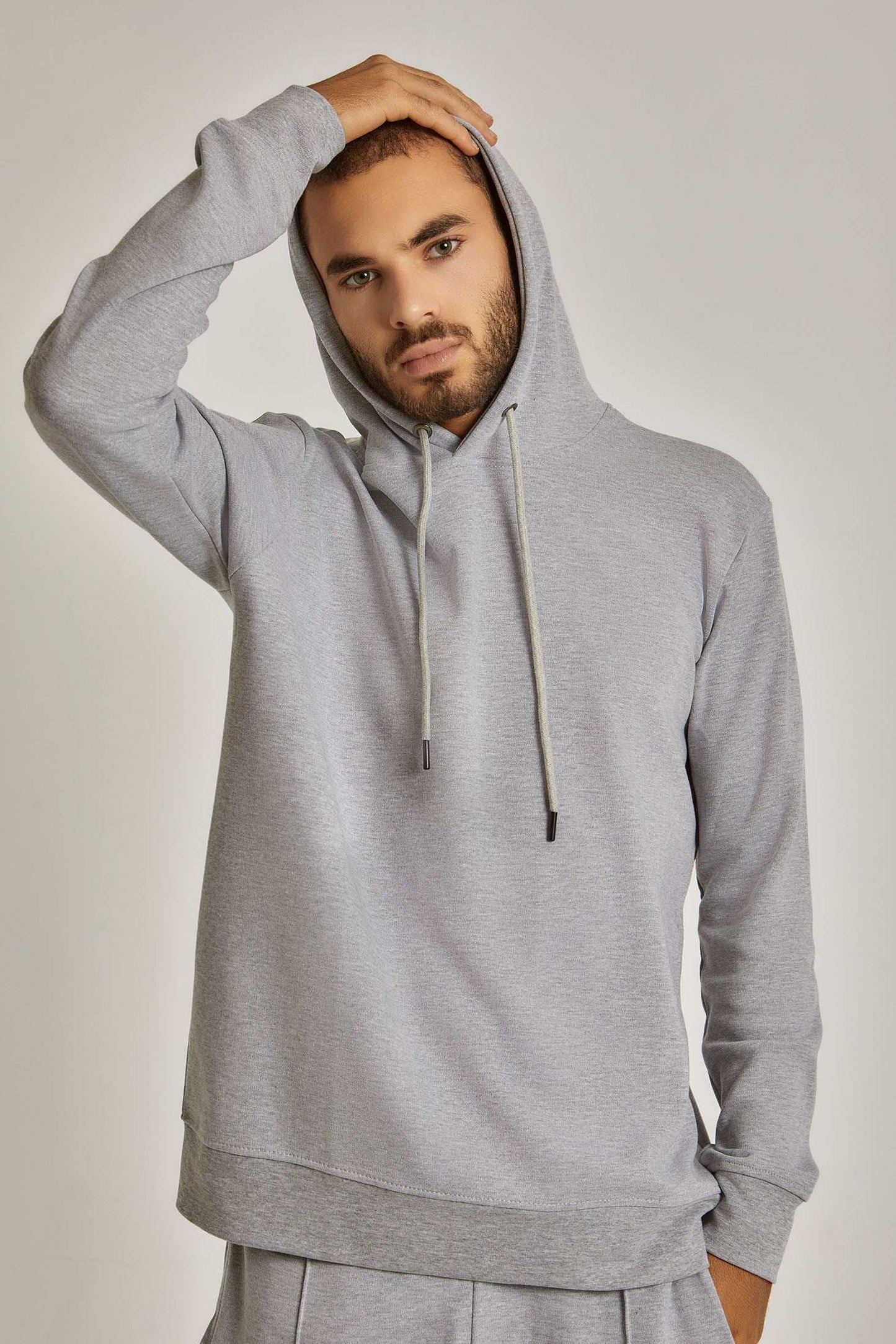 Men Regular Fit Sweat Shirt - Grey