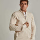 Men Regular Fit Sweat Jacket - Brown