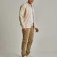 Men Regular Fit Sweat Jacket - Brown