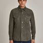Men Regular Fit Over Shirt - Brown