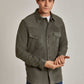 Men Regular Fit Over Shirt - Brown