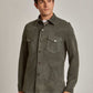 Men Regular Fit Over Shirt - Brown