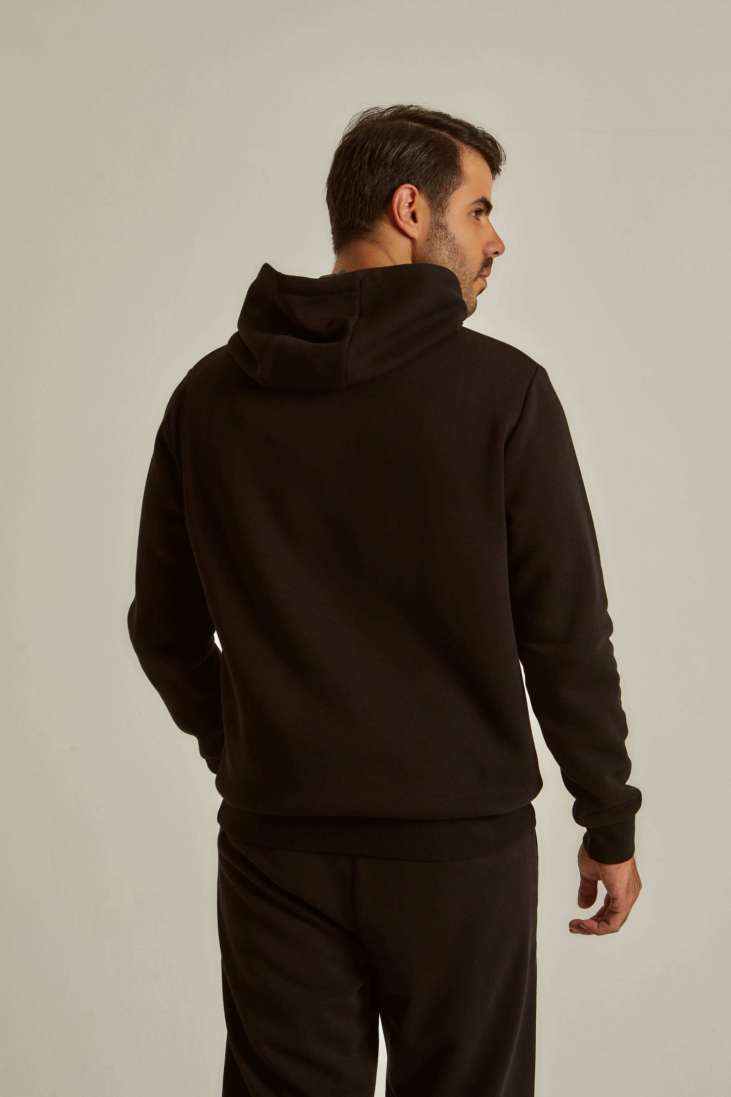 Men Regular Fit Sweat Shirt - Black