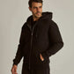 Men Regular Fit Sweat Jacket - Black