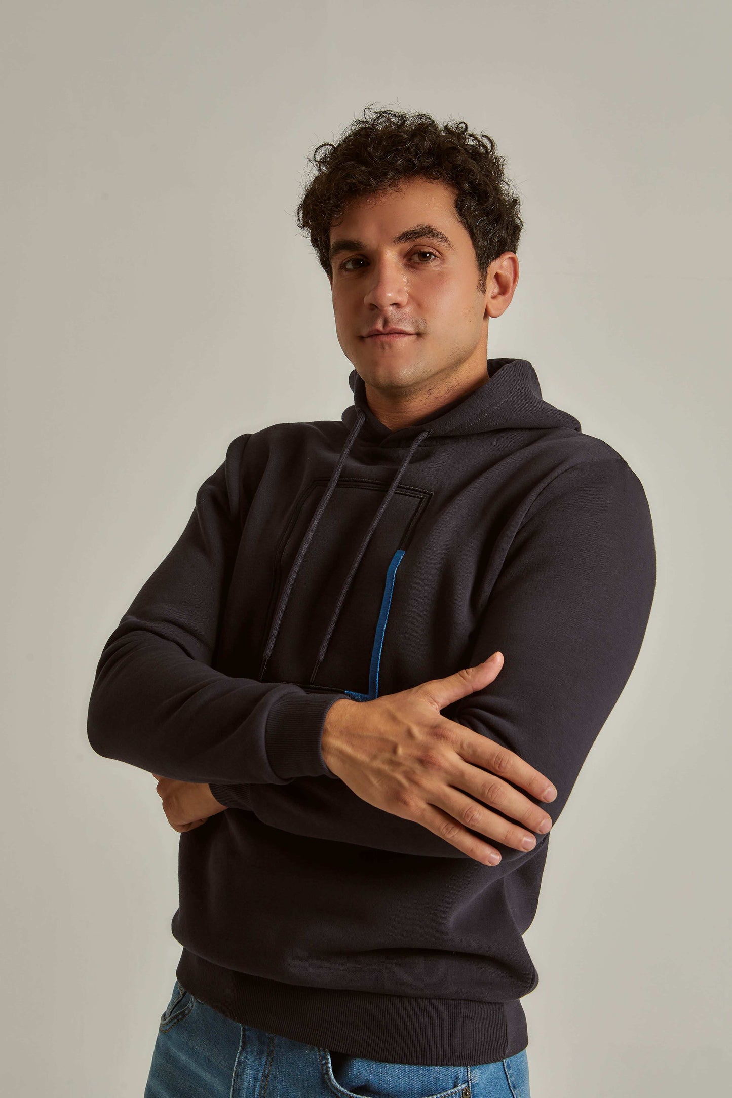 Men Regular Fit Sweat Shirt - Black