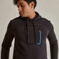 Men Regular Fit Sweat Shirt - Black