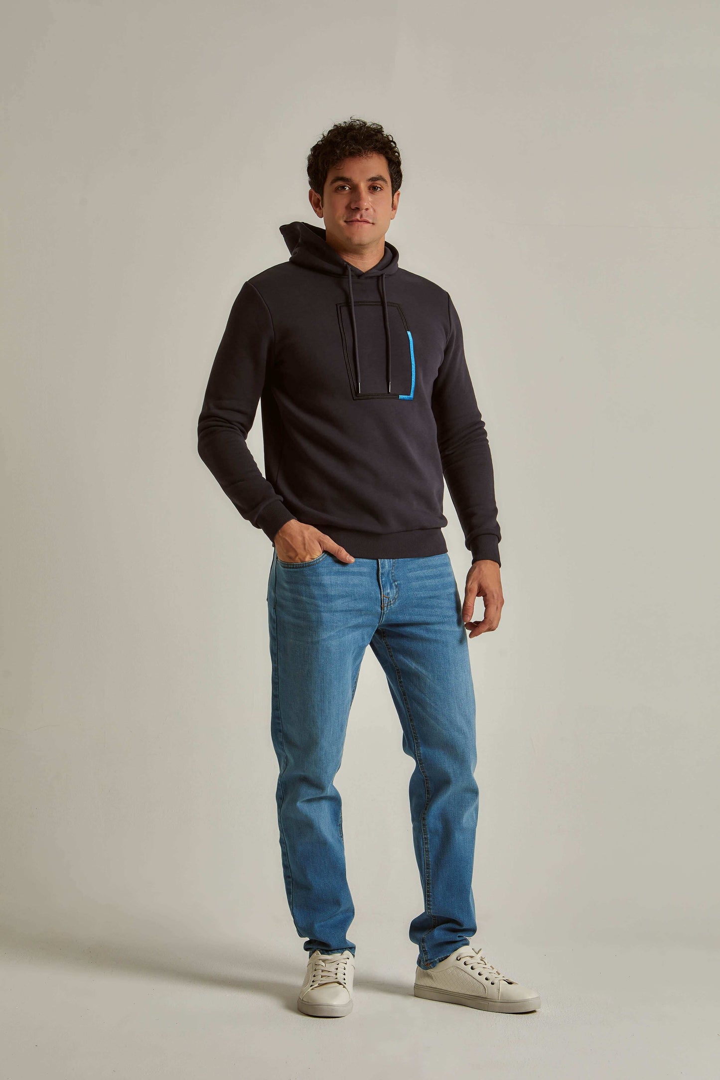 Men Regular Fit Sweat Shirt - Black