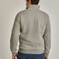 Men Regular Fit Sweat Jacket - Grey