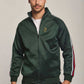 Men Regular Fit Sweat Jacket - Green