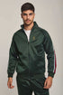 Men Regular Fit Sweat Jacket - Green